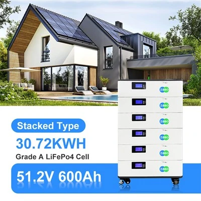48V gestapelte LiFePO4-Batterie 600Ah 30KWH Lithium-Eisen-Batterien