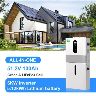 6 kW außerhalb des Grid Home Energy Speichersystem 51,2 V 100AH ​​All-in-One Lithium-Batterie