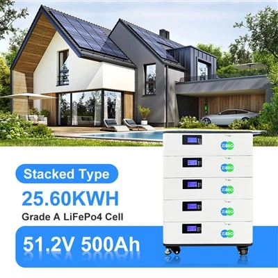 Solarbatteriespeicher für Privathaushalte, 51,2 V, 500 Ah, 25,6 kWh